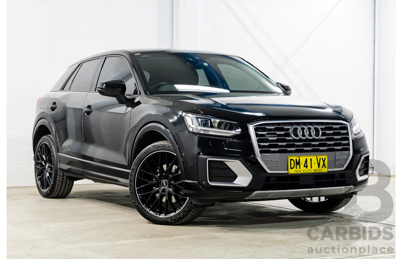 07/2018 Audi Q2 2.0 TFSI Quattro Sport (AWD) GA MY18 4D Wagon Mythos Black Metallic Turbo 2.0L