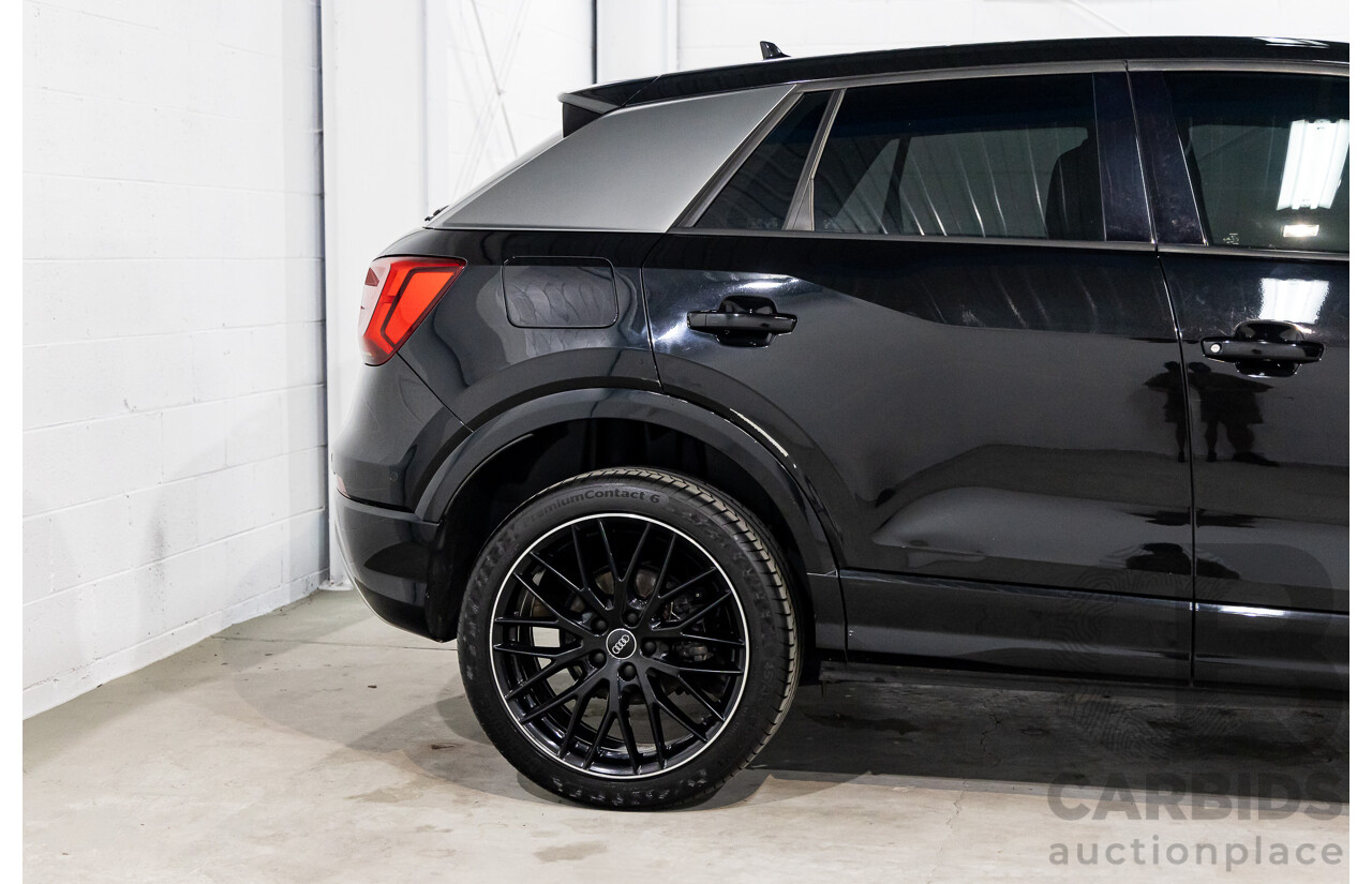 07/2018 Audi Q2 2.0 TFSI Quattro Sport (AWD) GA MY18 4D Wagon Mythos Black Metallic Turbo 2.0L