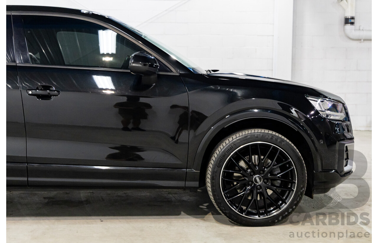 07/2018 Audi Q2 2.0 TFSI Quattro Sport (AWD) GA MY18 4D Wagon Mythos Black Metallic Turbo 2.0L