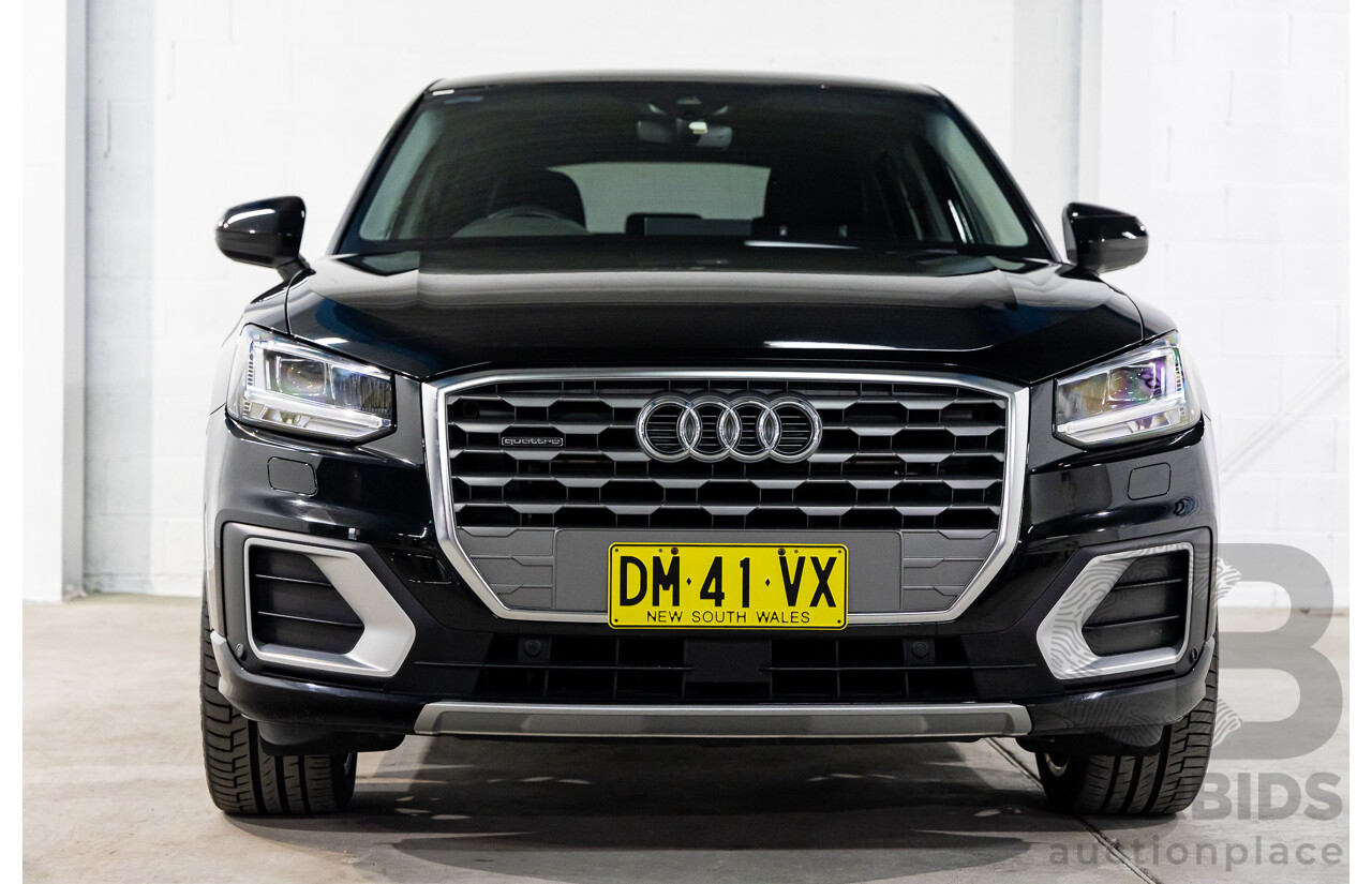 07/2018 Audi Q2 2.0 TFSI Quattro Sport (AWD) GA MY18 4D Wagon Mythos Black Metallic Turbo 2.0L