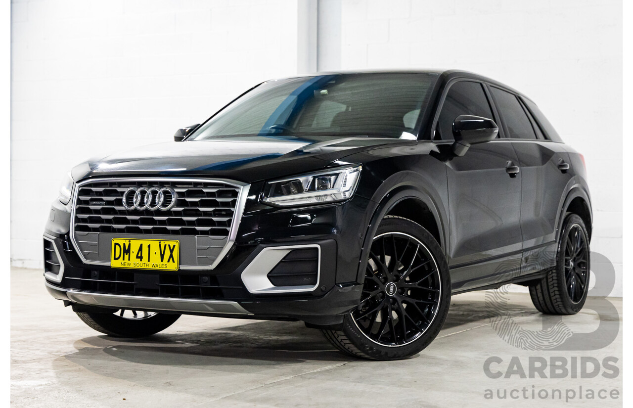 07/2018 Audi Q2 2.0 TFSI Quattro Sport (AWD) GA MY18 4D Wagon Mythos Black Metallic Turbo 2.0L