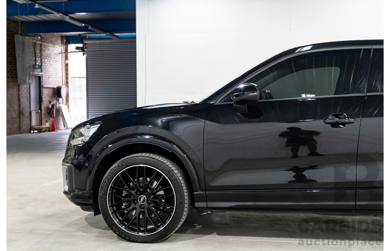 07/2018 Audi Q2 2.0 TFSI Quattro Sport (AWD) GA MY18 4D Wagon Mythos Black Metallic Turbo 2.0L