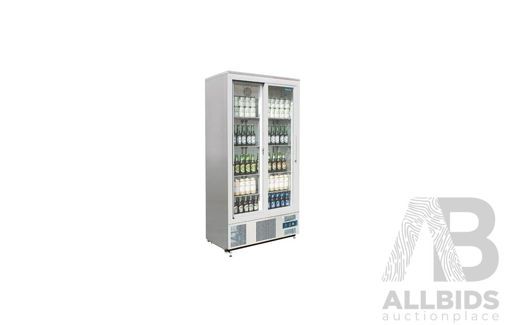 Polar 490L G-Series Double Sliding Door Upright Back Bar Cooler (CK478A) - ORP $3,300