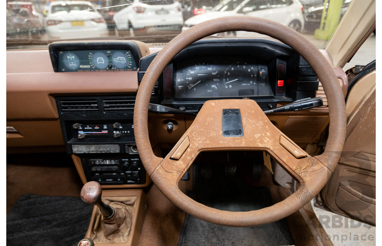 2/1984 Toyota Tercel SR5 (4x4)  4d Wagon beige 1.5L