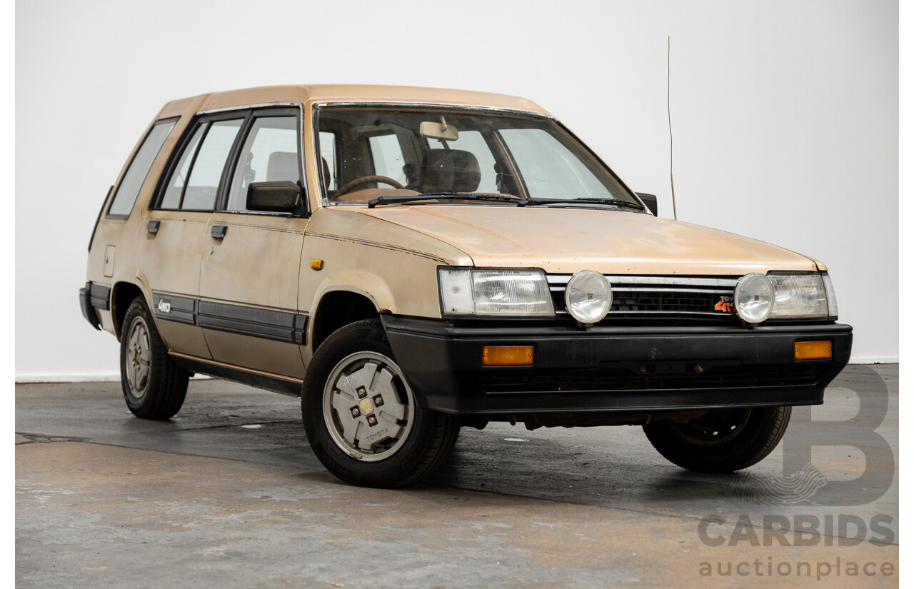 2/1984 Toyota Tercel SR5 (4x4)  4d Wagon beige 1.5L