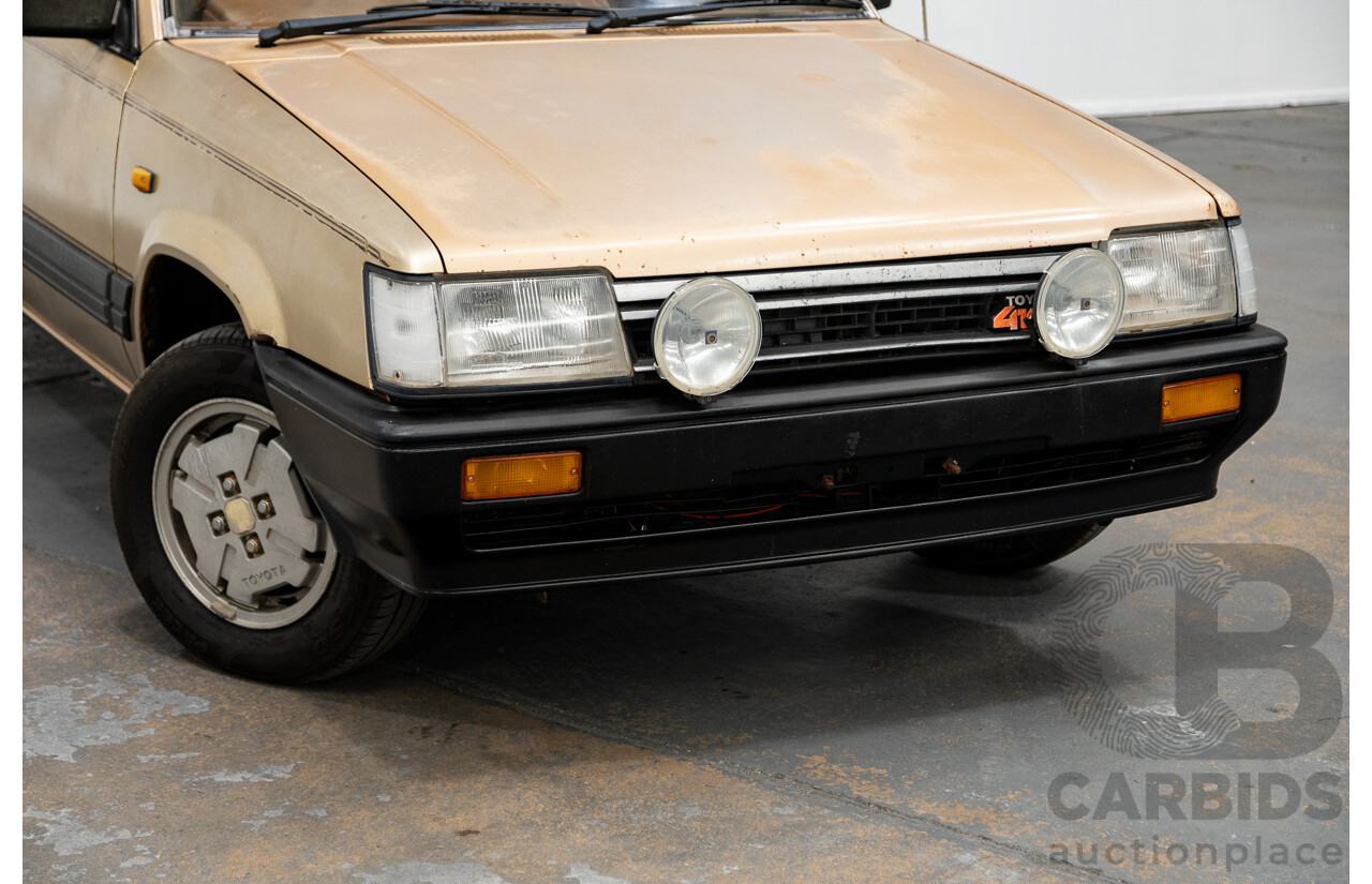 2/1984 Toyota Tercel SR5 (4x4)  4d Wagon beige 1.5L