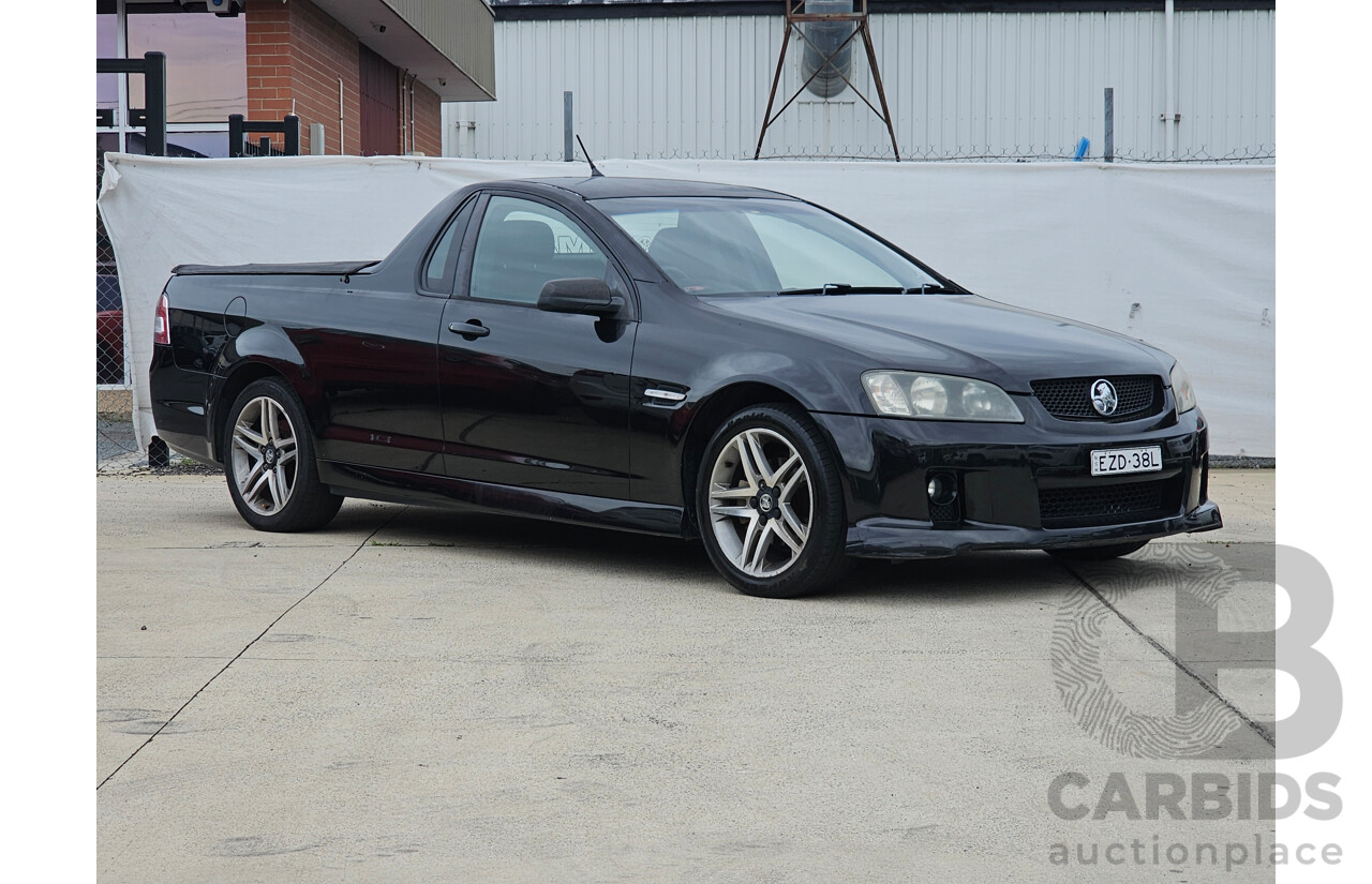 4/2009 Holden Commodore SV6 VE MY09.5 Utility Black 3.6L