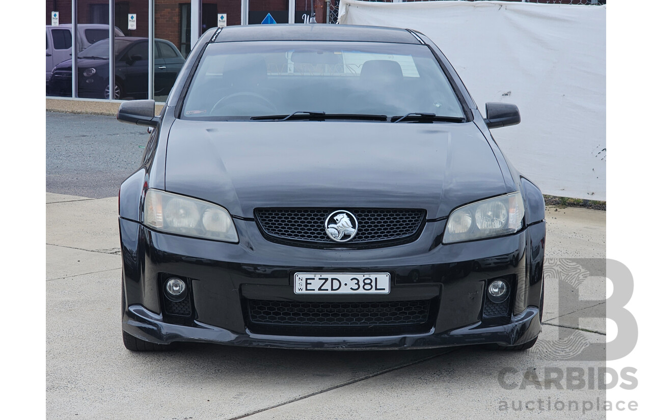 4/2009 Holden Commodore SV6 VE MY09.5 Utility Black 3.6L