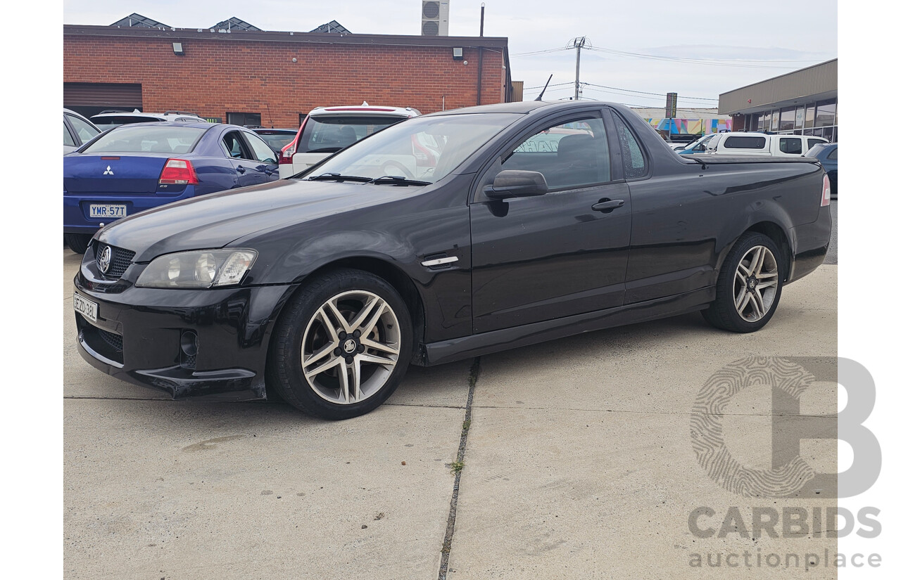 4/2009 Holden Commodore SV6 VE MY09.5 Utility Black 3.6L