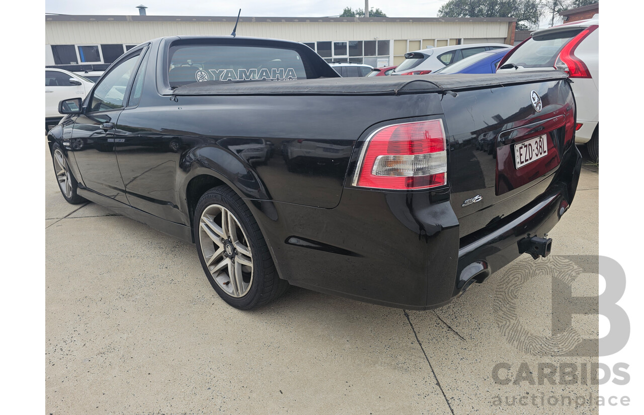 4/2009 Holden Commodore SV6 VE MY09.5 Utility Black 3.6L