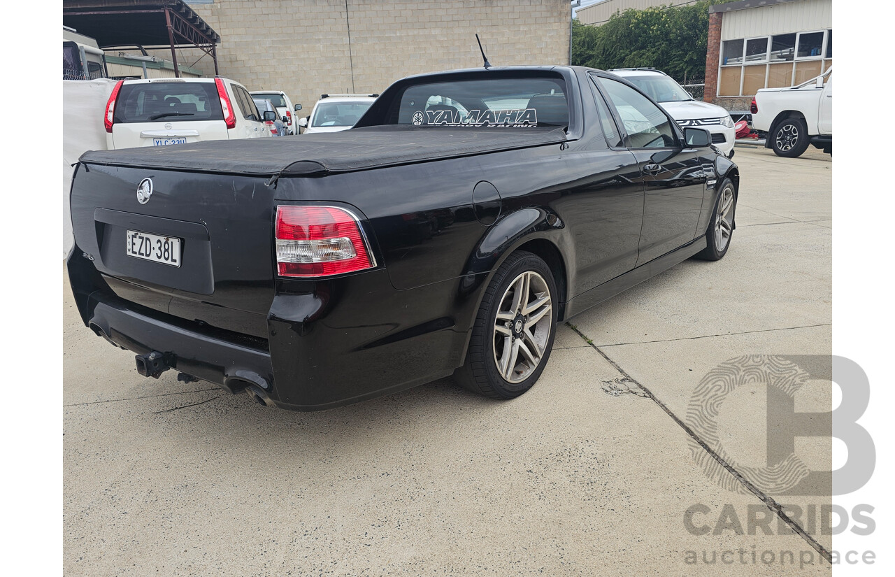 4/2009 Holden Commodore SV6 VE MY09.5 Utility Black 3.6L