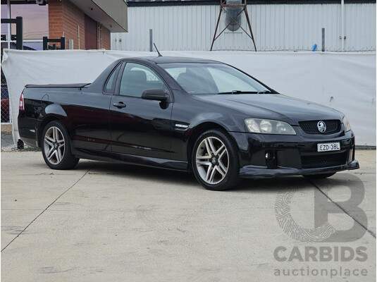 4/2009 Holden Commodore SV6 VE MY09.5 Utility Black 3.6L