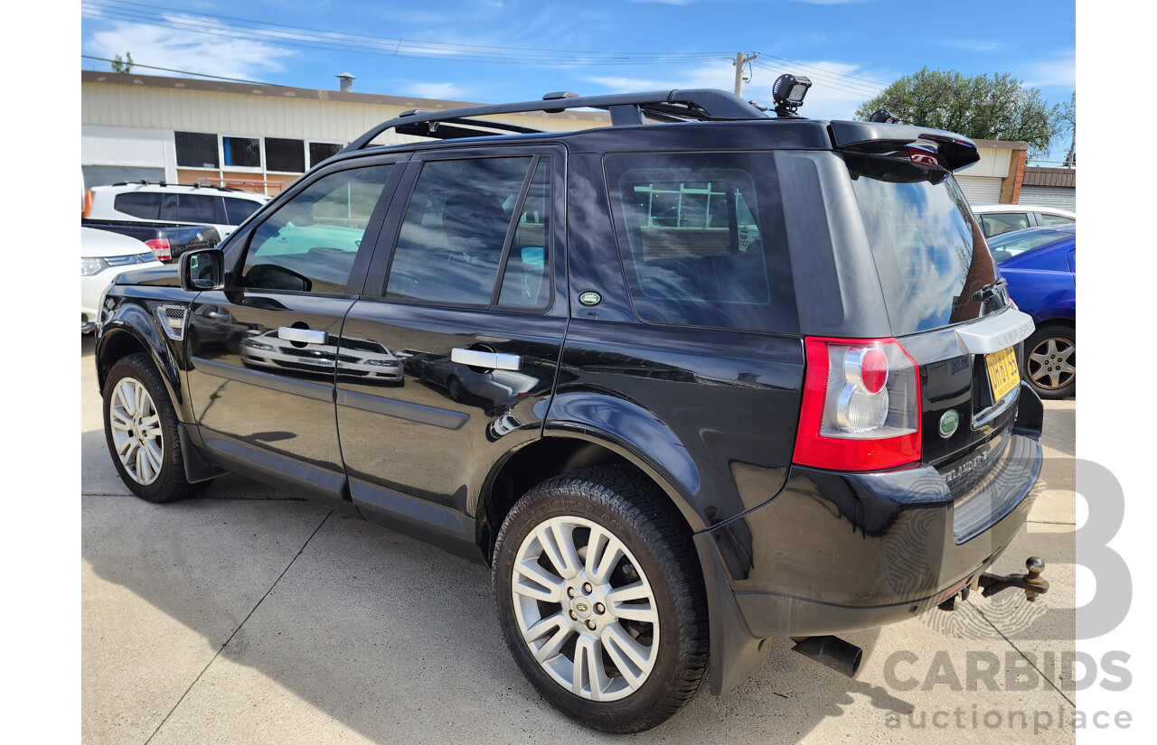 7/2010 Land Rover Freelander 2 SE TD4 (4x4) LF MY10 4d Wagon Black 2.2L