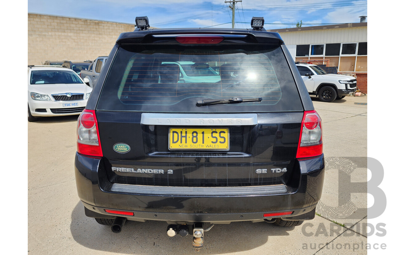 7/2010 Land Rover Freelander 2 SE TD4 (4x4) LF MY10 4d Wagon Black 2.2L