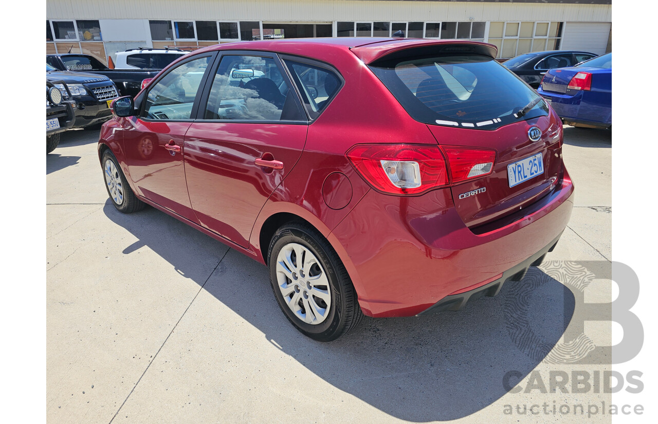 10/2010 Kia Cerato Si TD MY11 5d Hatchback Maroon 2.0L