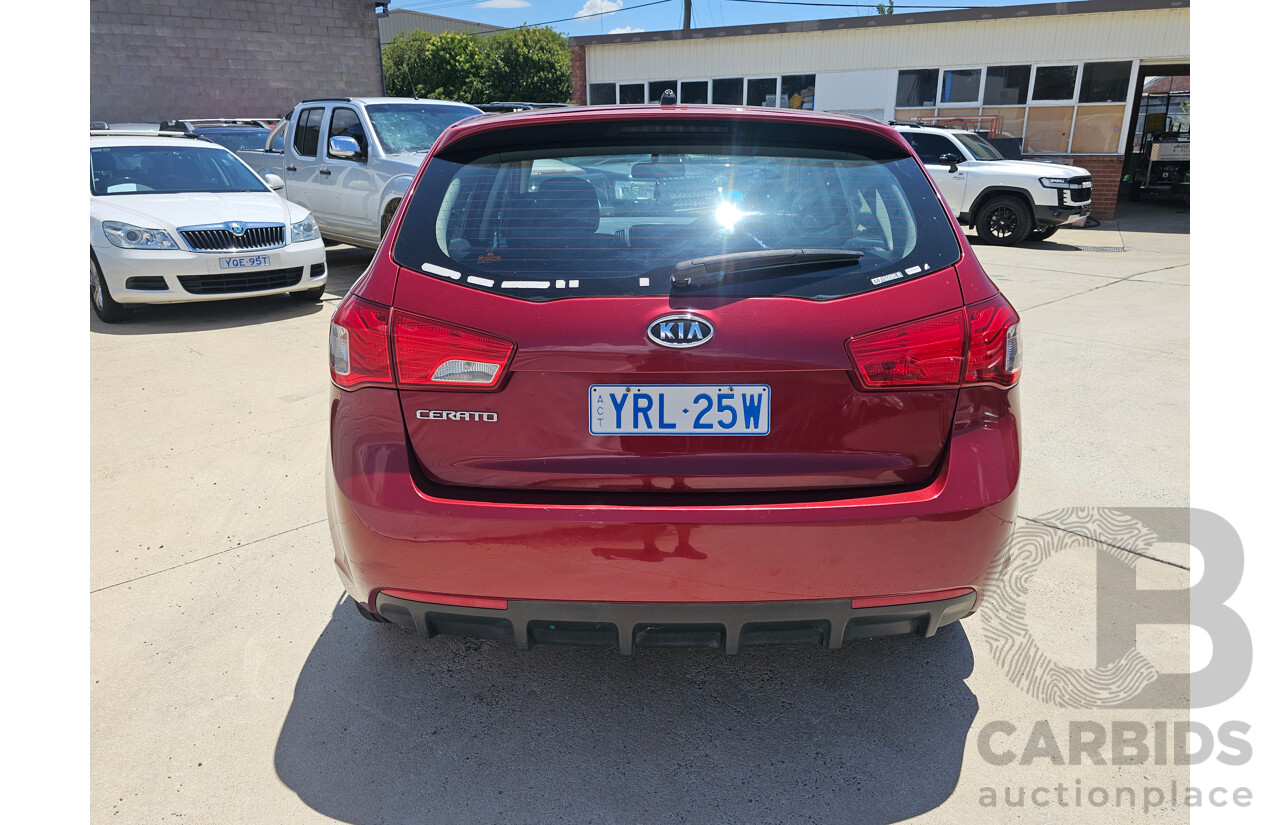 10/2010 Kia Cerato Si TD MY11 5d Hatchback Maroon 2.0L