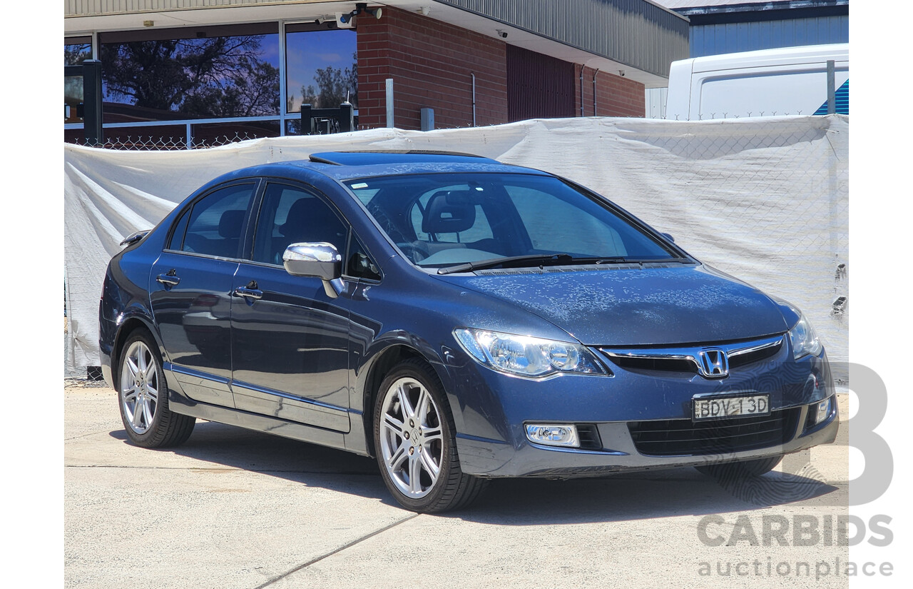 9/2007 Honda Civic Sport MY07 4d Sedan Grey 2.0L