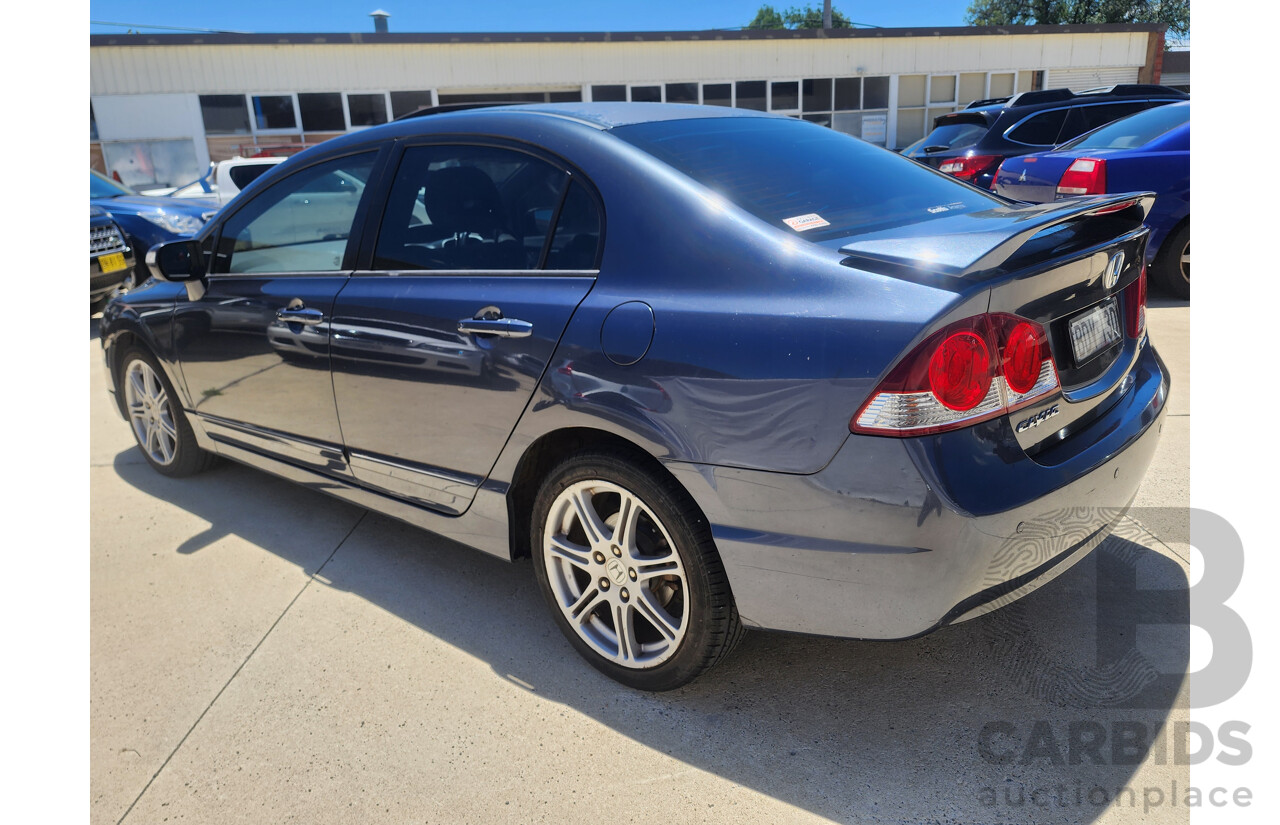 9/2007 Honda Civic Sport MY07 4d Sedan Grey 2.0L