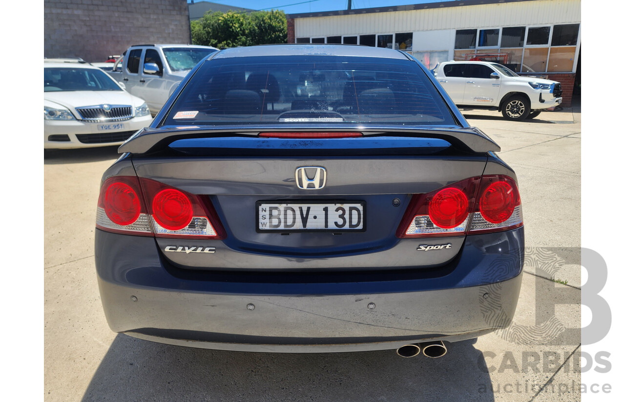 9/2007 Honda Civic Sport MY07 4d Sedan Grey 2.0L