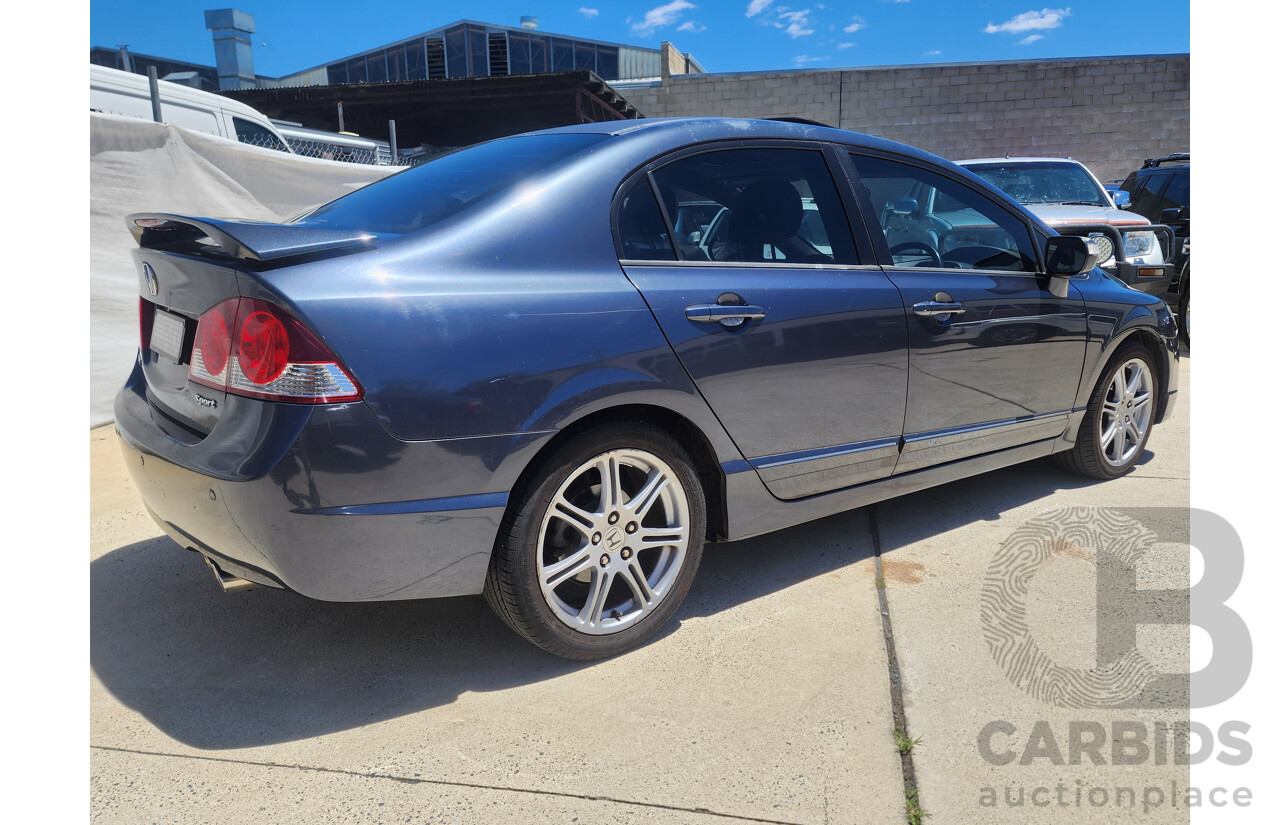 9/2007 Honda Civic Sport MY07 4d Sedan Grey 2.0L