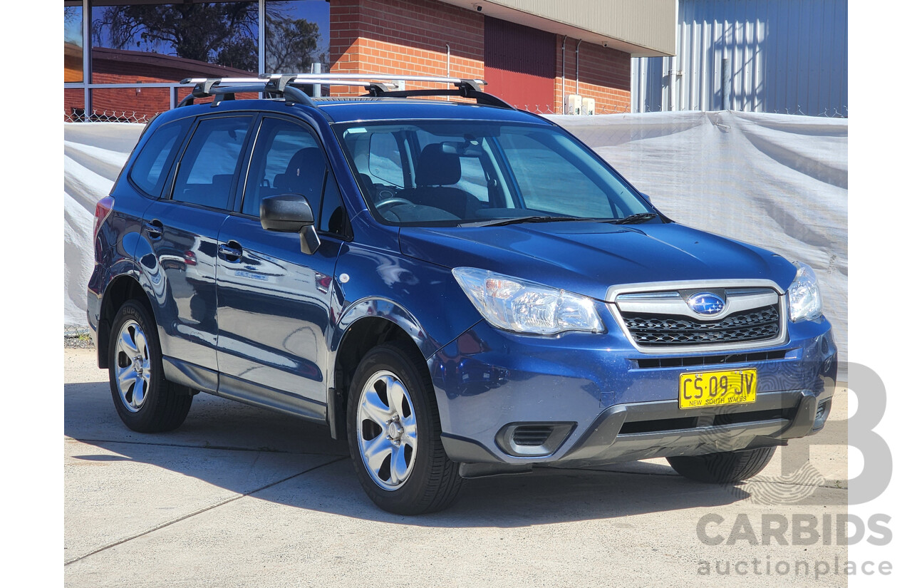 8/2013 Subaru Forester 2.5i MY13 4d Wagon Blue 2.5L