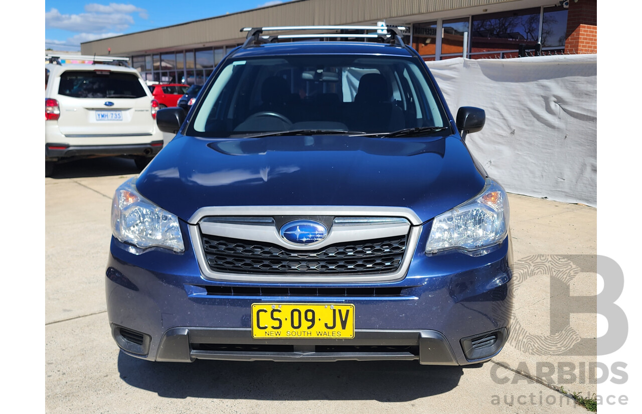 8/2013 Subaru Forester 2.5i MY13 4d Wagon Blue 2.5L