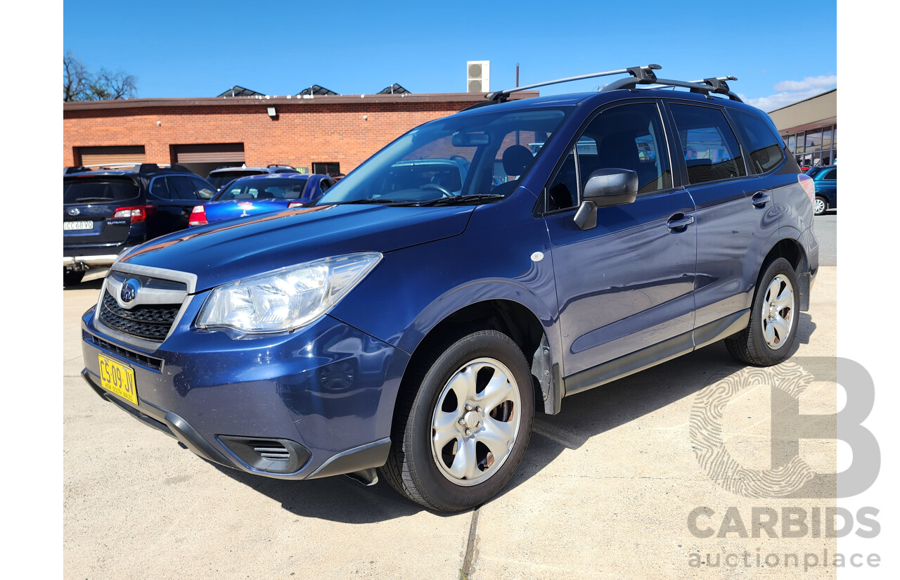 8/2013 Subaru Forester 2.5i MY13 4d Wagon Blue 2.5L