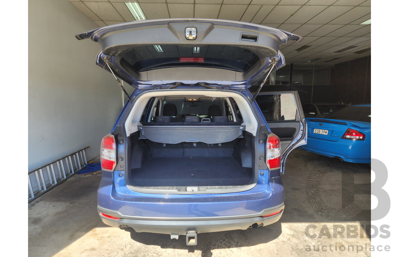 8/2013 Subaru Forester 2.5i MY13 4d Wagon Blue 2.5L