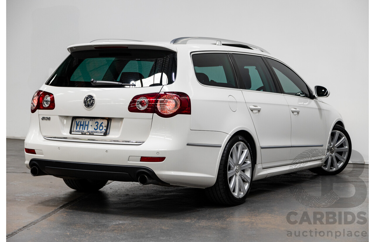 4/2010 Volkswagen Passat R36 (AWD) 3C MY10 4d Wagon Candy White 3.6L