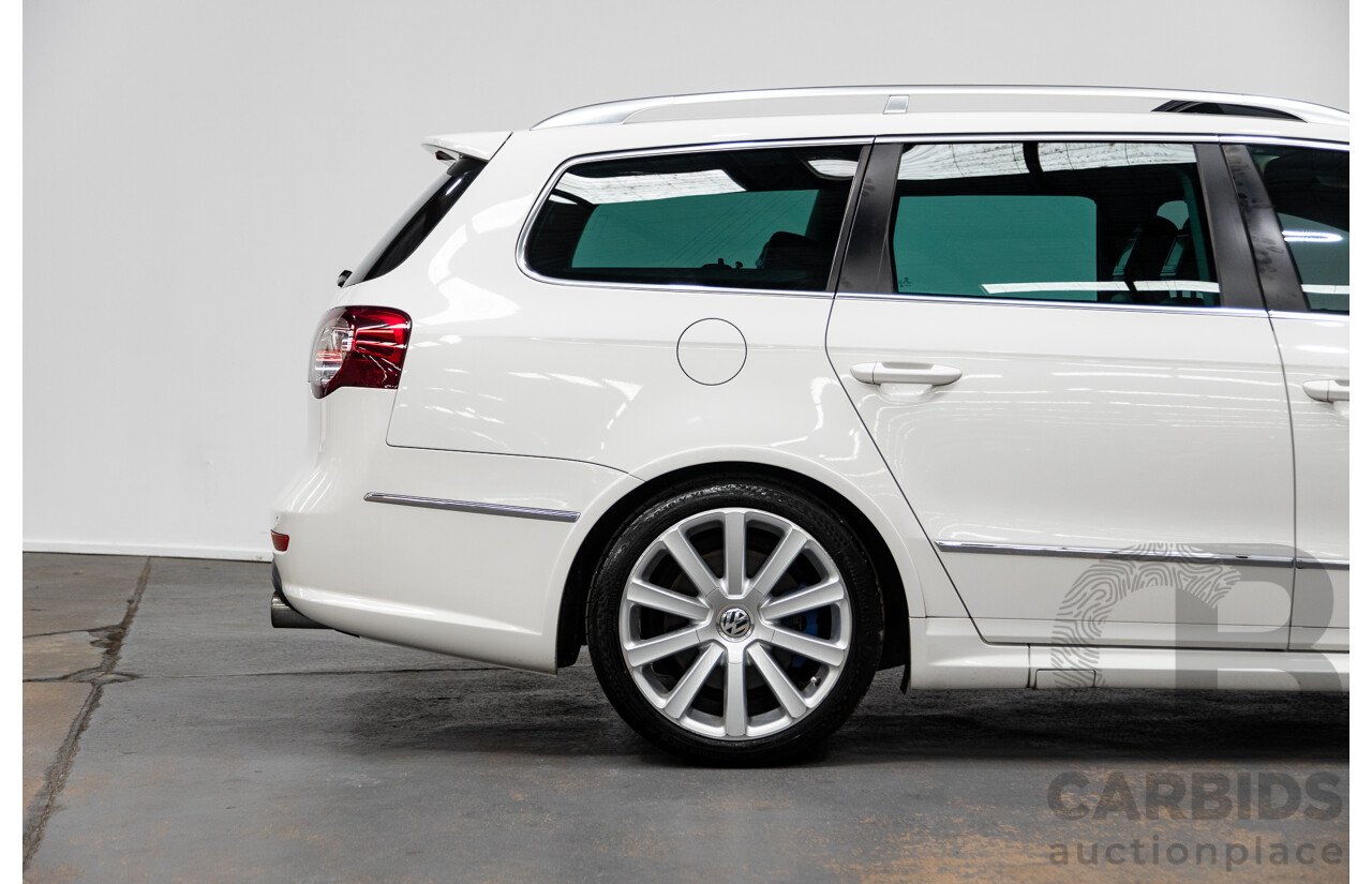 4/2010 Volkswagen Passat R36 (AWD) 3C MY10 4d Wagon Candy White 3.6L