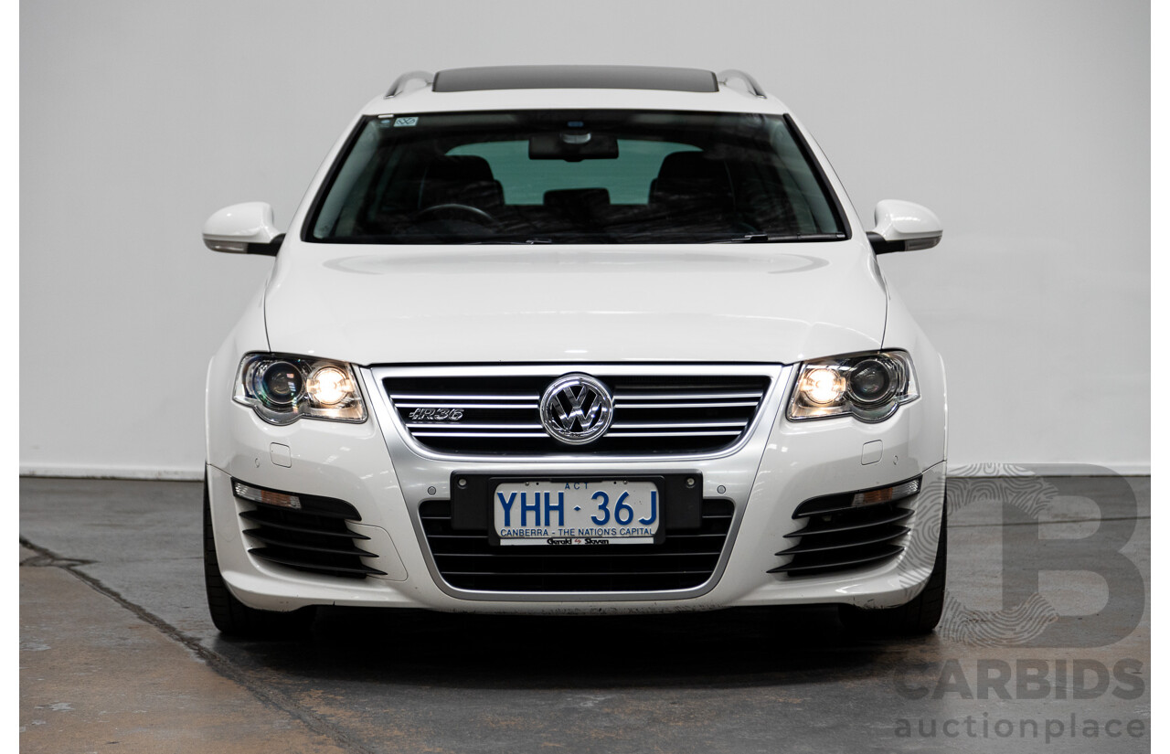 4/2010 Volkswagen Passat R36 (AWD) 3C MY10 4d Wagon Candy White 3.6L