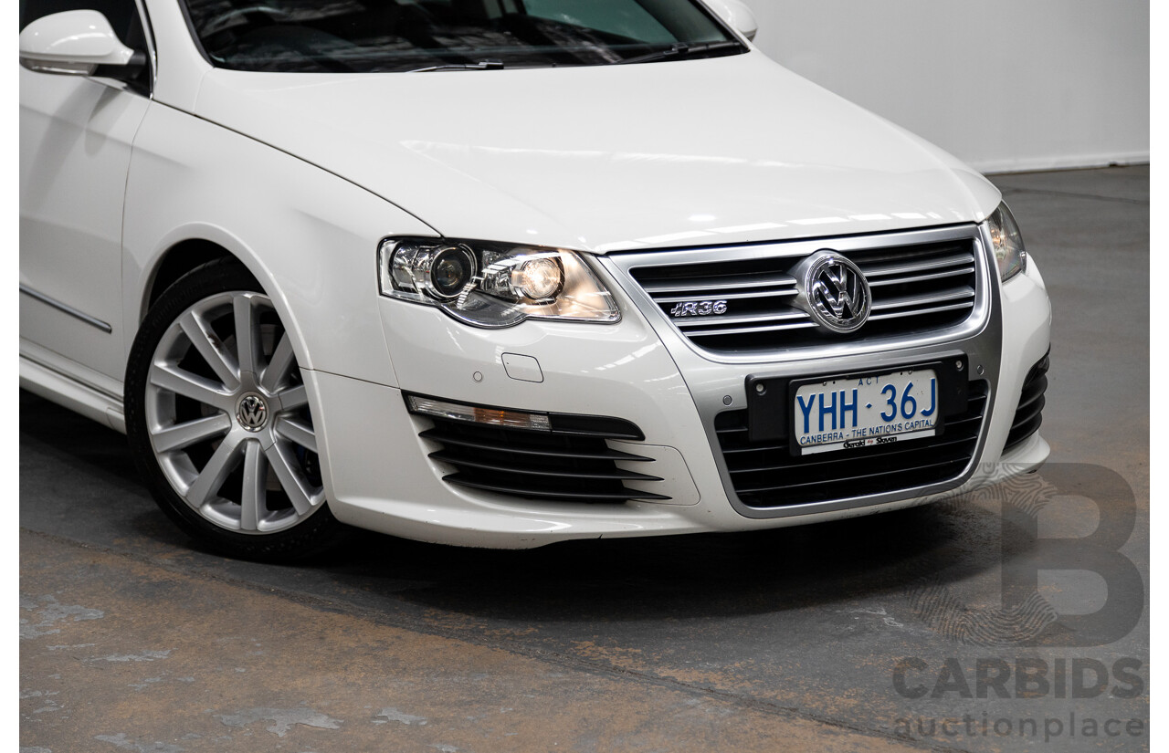 4/2010 Volkswagen Passat R36 (AWD) 3C MY10 4d Wagon Candy White 3.6L