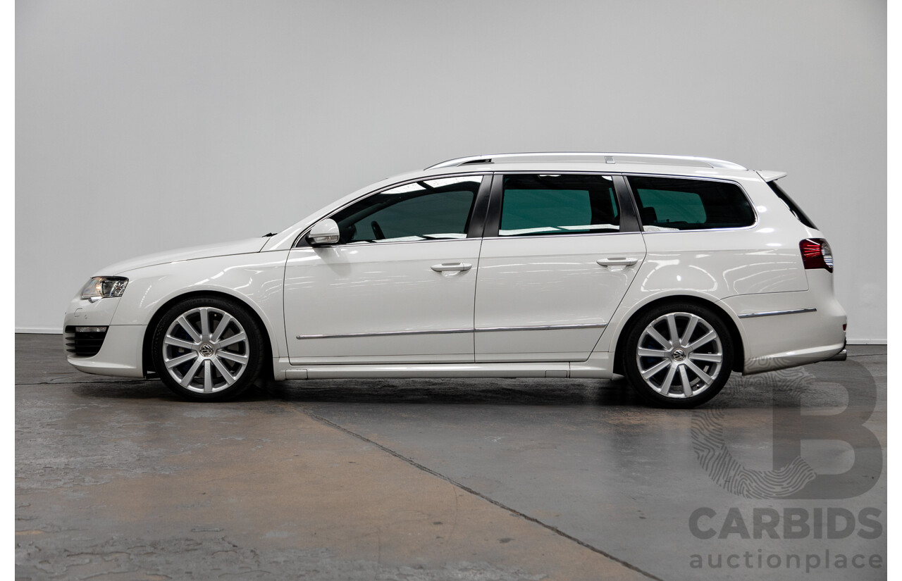 4/2010 Volkswagen Passat R36 (AWD) 3C MY10 4d Wagon Candy White 3.6L