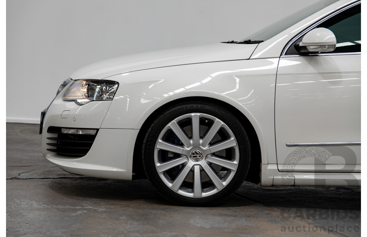 4/2010 Volkswagen Passat R36 (AWD) 3C MY10 4d Wagon Candy White 3.6L