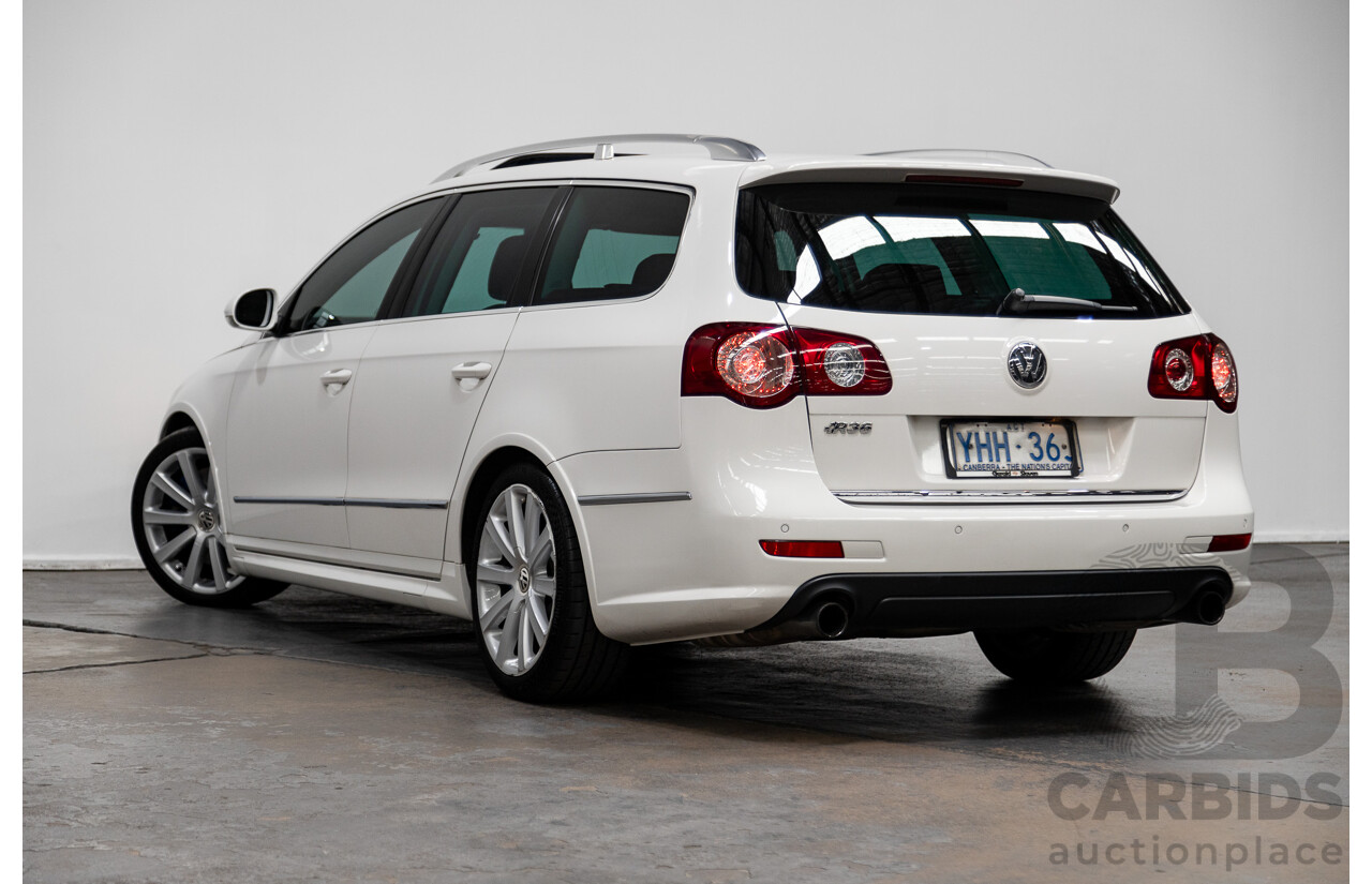 4/2010 Volkswagen Passat R36 (AWD) 3C MY10 4d Wagon Candy White 3.6L