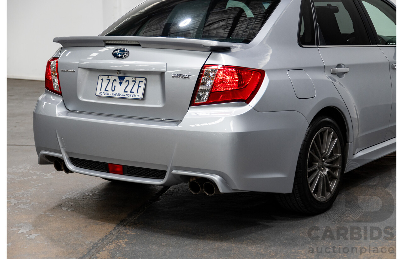 9/2012 Subaru WRX (awd) MY12 4d Sedan Metallic Silver Turbo 2.5L