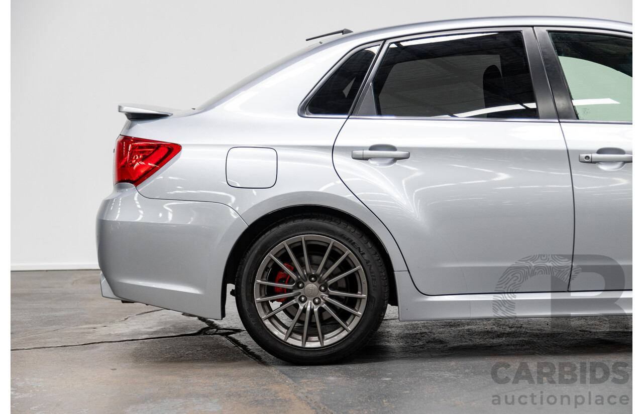 9/2012 Subaru WRX (awd) MY12 4d Sedan Metallic Silver Turbo 2.5L