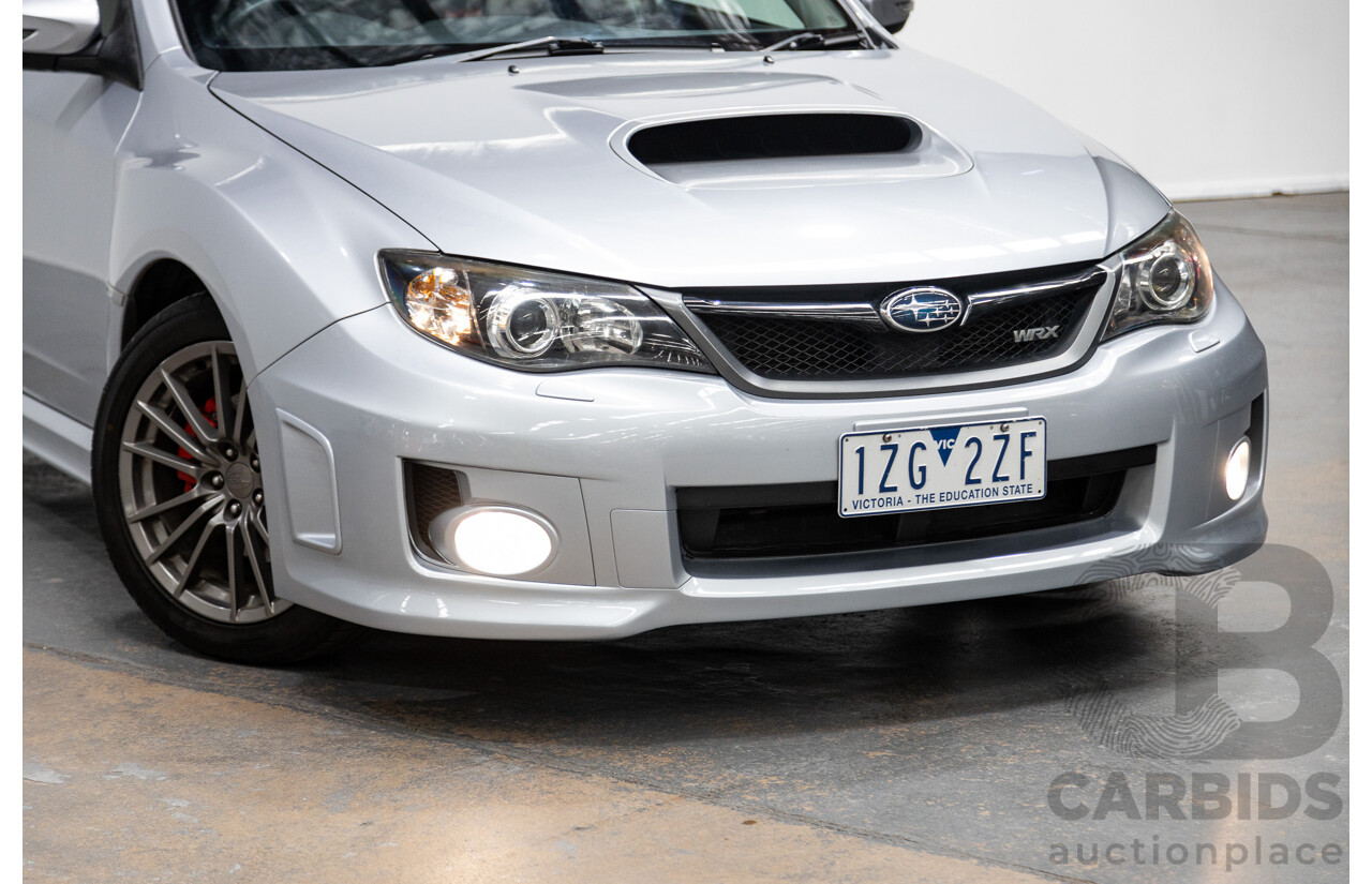 9/2012 Subaru WRX (awd) MY12 4d Sedan Metallic Silver Turbo 2.5L