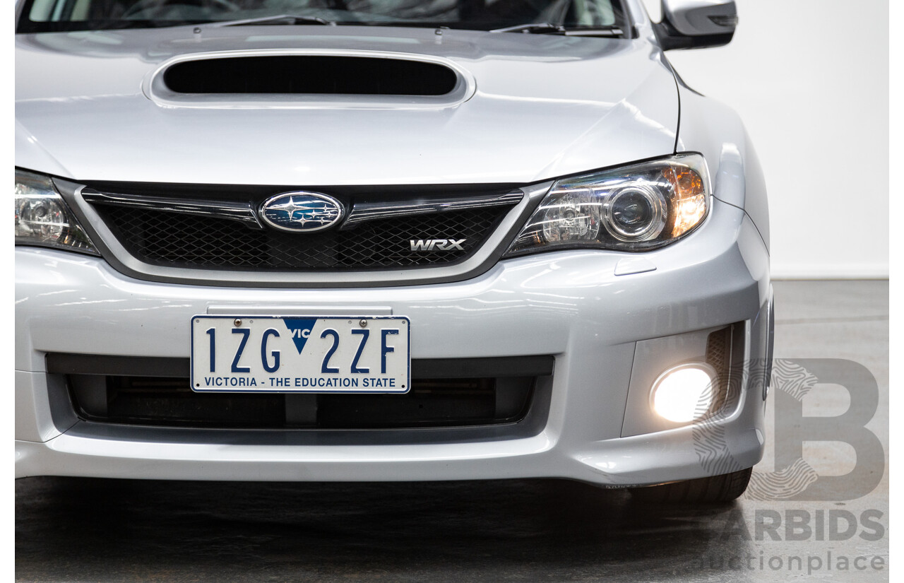 9/2012 Subaru WRX (awd) MY12 4d Sedan Metallic Silver Turbo 2.5L