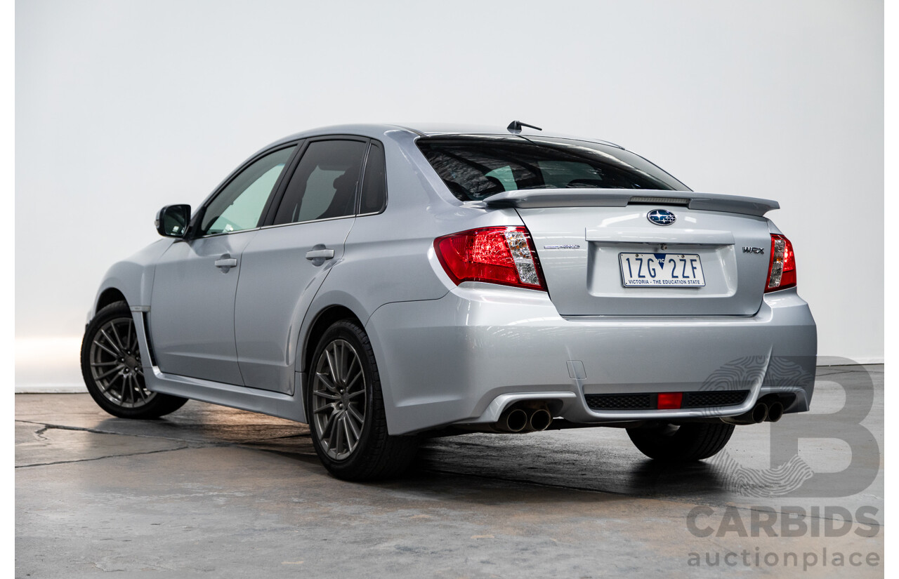 9/2012 Subaru WRX (awd) MY12 4d Sedan Metallic Silver Turbo 2.5L