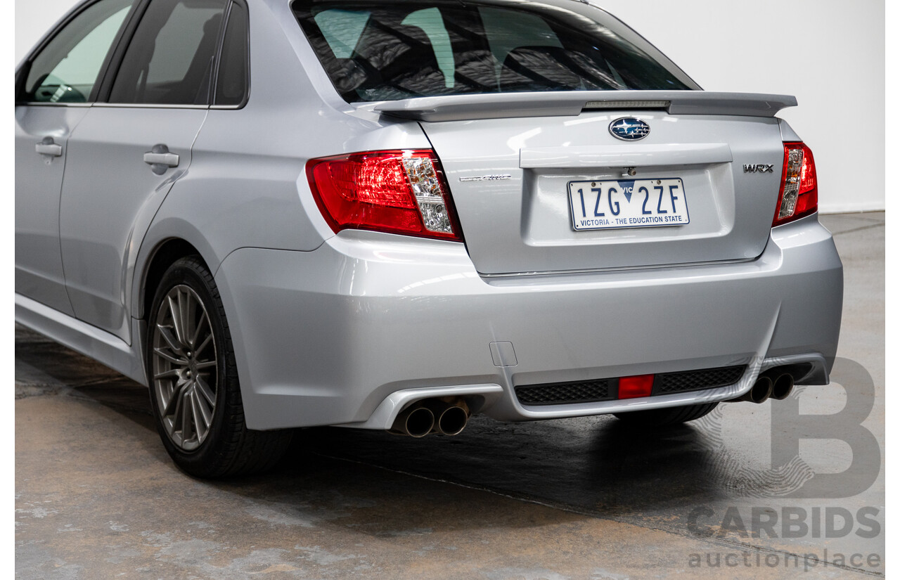 9/2012 Subaru WRX (awd) MY12 4d Sedan Metallic Silver Turbo 2.5L