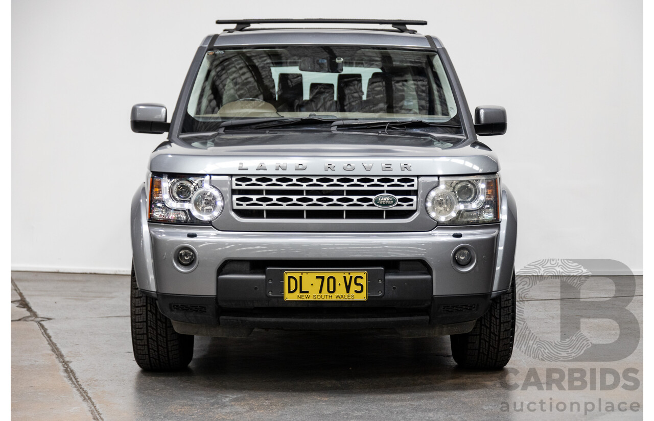 8/2011 Land Rover Discovery 4 (4x4) 2.7 TDV6 MY11 4d Wagon Grey Turbo Diesel 2.7L