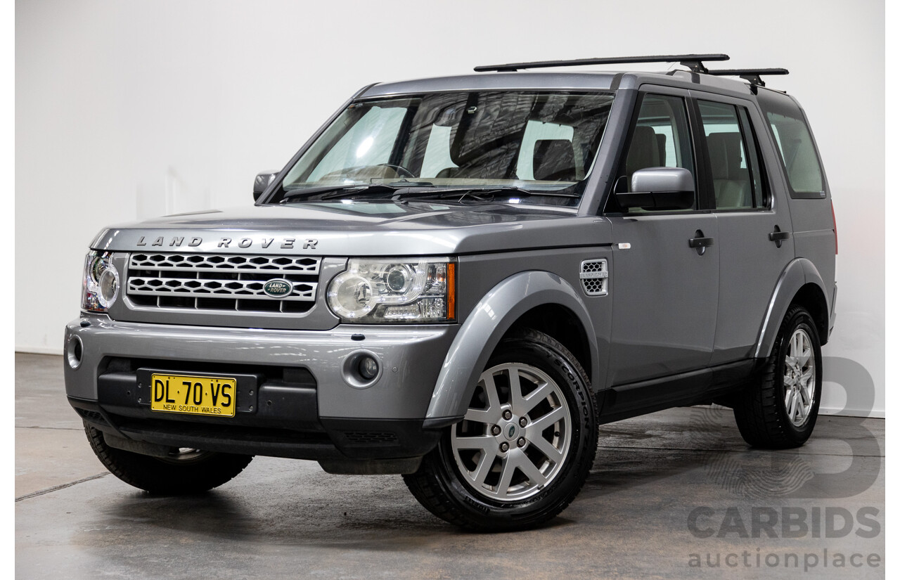 8/2011 Land Rover Discovery 4 (4x4) 2.7 TDV6 MY11 4d Wagon Grey Turbo Diesel 2.7L