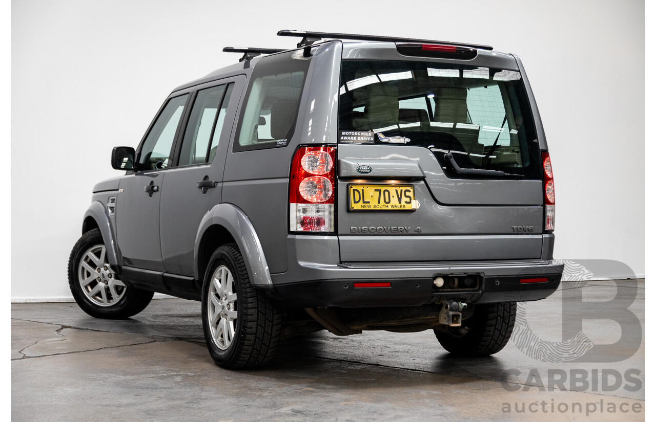 8/2011 Land Rover Discovery 4 (4x4) 2.7 TDV6 MY11 4d Wagon Grey Turbo Diesel 2.7L