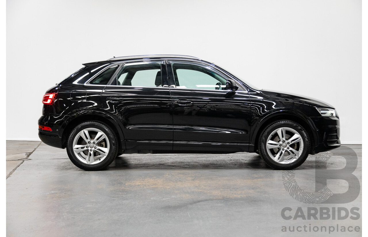 7/2015 Audi Q3 2.0 TFSI Sport (AWD) Quattro (132kw) 8U MY15 4d Wagon Mythos Black Turbo 2.0L