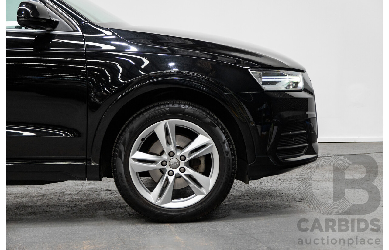 7/2015 Audi Q3 2.0 TFSI Sport (AWD) Quattro (132kw) 8U MY15 4d Wagon Mythos Black Turbo 2.0L