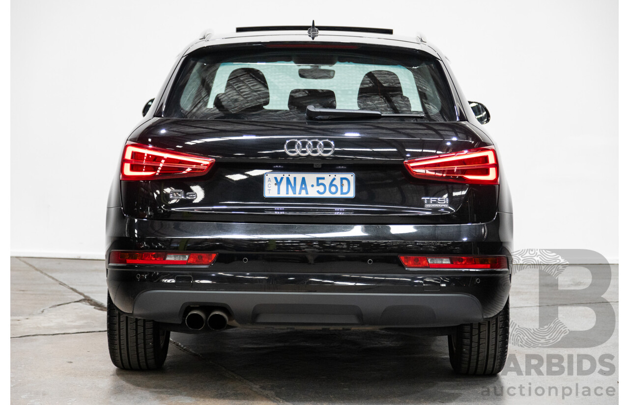 7/2015 Audi Q3 2.0 TFSI Sport (AWD) Quattro (132kw) 8U MY15 4d Wagon Mythos Black Turbo 2.0L