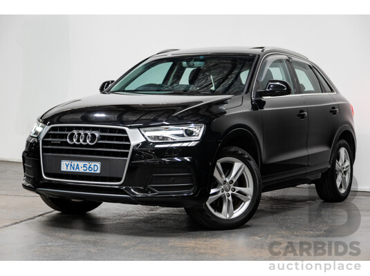 7/2015 Audi Q3 2.0 TFSI Sport (AWD) Quattro (132kw) 8U MY15 4d Wagon Mythos Black Turbo 2.0L