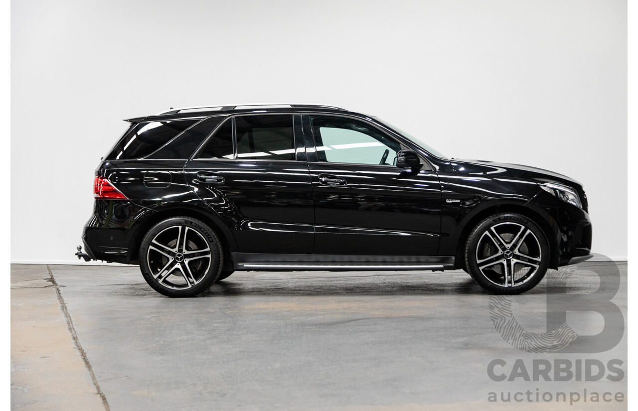 09/2016 Mercedes-Amg GLE43 4MATIC (AWD) 166 MY17 4D Wagon Obsidian Black Metallic Twin Turbo 3.0L