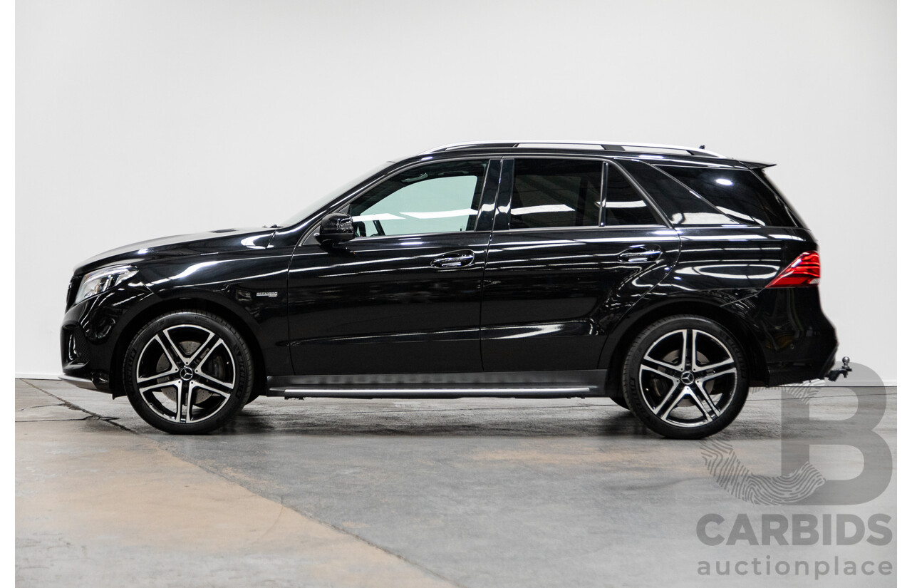 09/2016 Mercedes-Amg GLE43 4MATIC (AWD) 166 MY17 4D Wagon Obsidian Black Metallic Twin Turbo 3.0L